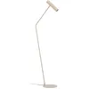 Image de Lampadaire sur pied LED - EGLO - Caminia - sable et doré - spot orientable - GU10 5W 3000K