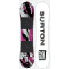 Image de Planche de snowboard Burton Grom Flat Top violet blanc enfant - 120