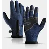 Image de Gants dhiver Doublure Chauffants ANNEFLY Gants à écran Tactile pour Hommes et Femmes Anti FroidAntidérapantsBleu-L
