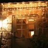 Image de Guirlande lumineuse à LED pour rideau de Noël 220 V éclairage décoratif dextérieur pour scène de jardin de fête