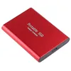 Image de Disque dur SSD portable de type C rouge de 1 To 4 To 2 To 1 To ultra fin extensible