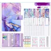 Image de Classeur Budget A6 - Carnet avec Pochette - 12 Enveloppes - Résistant à leau - PVC
