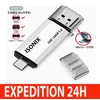 Image de Clé USB - ARGENT - 128 Go - Type C - OTG - USB 3.0