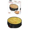 Image de Crêpière Électrique - Haute qualité - 25cm - 700W - Antiadhésif - 2 Voyants