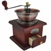 Image de Petit Moulin à Café en Bois Traditionnel Manuel pour Grains