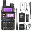 Image de UV-5R 8W Walkie Talkie Haute Puissance FM Radio 128 canaux Radio Communication Transmetteur-rcepteur avec couteurs No TALKIE-WALKIE