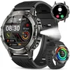Image de Montre Connectée Homme - IP68 Verre antirayures - Bluetooth 53 - 800mAh - 120+ Sport modes - 200+ cadrans pour iOS Android