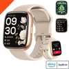 Image de Montre Connectée Femme - Bluetooth 53 IP68 - Moniteur des Calories Sport/SpO2/Sommeil - Ecran HD 183 - Alexa pour Samsung iPhone