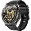 Image de Montre connectée Homme Femmes Etanche avec Répondre-Passer Appel et Rappel Intelligente pour iPhone Android (Noir)