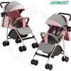Image de JEOBEST Poussette Compacte 2 Modes Réglables Poussette Canne Jusquà 50 kg Poussette Bébé 0-4 ans Rose