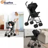 Image de SUPFINE Poussette Canne Compacte Capacité de Poids 35kg pour les Enfants de 6 Mois à 5 Ans avec Baldaquin Noir