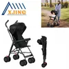 Image de XJING Poussette assise - Noir - Roues EVA antidéflagrantes et anti-crevaison - Poids maximum 60kg