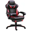 Image de Chaise Gaming-Chaise Bureau Ergonomique avec Repose Pied- Fauteuil Gaming avec Soutien Lombaire et Appui-tête-Siège Gaming-Gris