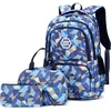 Image de Cartable Garçon - Sac à Dos - 35 Litres - 48x33x24 cm - Avec Trousse et Sac Repas - RIWILL