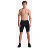 Image de Legging court 2XU Aero Tri noir blanc - S