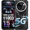 Image de OUKITEL WP55 Pro 5G Telephone Portable Incassable 48Go+512Go 11000mAh 6.6 FHD+ 108MP Smartphone Android 15 Double SIM/NFC Noir