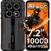 Image de Smartphone Robuste 5G OUKITEL WP60 48GO+512GO 7.2 10000mAh Telephone Portable Incassable Android 15 108MP Dual SIM/GPS/NFC - Noir