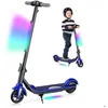 Image de Trottinette électrique Enfant 6-12ans - Vitesse 12km/h - Autonomie 7Km - Écran LCD - Lumière Avant - Poignées Confortables- Bleu