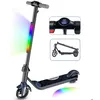 Image de Trottinette électrique Enfants F602 - Pliable - Vitesse 12km/h - Autonomie 5-7km - Écran LED - Lumière Avant - Cadeau idéal - Gris