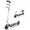 Image de Trottinette Electrique Enfant - Roues 65- Moteur 130W- 25Ah- Autonomie 5-8km - Pliable - Lumières LED - Hauteur Réglable - Rose
