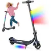 Image de Trottinette Électrique Enfant Légère et Pliable- 12 km/h- Double Frein- Écran LED- Roues 6- Lumières LED- Autonomie 8km- Gris