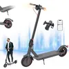 Image de Trottinette Électrique Adulte 36V Pliable en Alliage dAluminium - Autonomie 3 Vitesses Phares AV/AR Design Lumineux - Taille