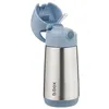 Image de B.box Gourde isotherme enfant avec paille anti-fuite 350 ml Bleu - 20 x 7 x 7 cm
