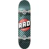 Image de Skate Shortboard - RAD - Checkers Progressive - Noir/Bleu-vert - 7.25 pouces - Enfant/Mixte