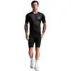 Image de Combinaison de triathlon 2XU Aero Hex manches courtes noir blanc - M