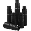 Image de Adaptateur tuyau aspirateur 25 mm   42 mm lot de 6 PVC noir