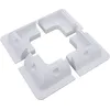 Image de Support Panneau Solaire 4 angles pour installations de camping-car et caravanes à camping-cars à la mer RV Résistant aux UV- Blanc
