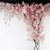 Image de Fleur artificielle cerisier 105 cm   Branche en soie pour décoration murale   Idéale pour mariages et événements festifs
