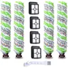 Image de VUSZR Lot Remplacement 4 Brosse Rouleau + 4 Filtres Crosswave 17132 et 2225N Series pour Familles BROSSE ET ACCESSOIRE D’ASPIRAT