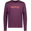 Image de T-shirt manches longues Mons Royale Yotei Violet 100685-1379-347