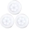 Image de Lumières intérieures à détecteur de mouvement lumières LED alimentées par batterie pour escaliers placards cuisines paquet de 3