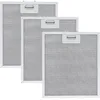 Image de 3 Pièces Filtre Hotte Extractrice 305 x 267 Filtre à Graisse Compatible avec Hotte Extracteur de Cuisine par Label