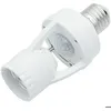 Image de Douille de lampe avec détecteur de mouvement PIR 360° Douille dampoule E27 avec détecteur de mouvement détection de sécurité E27