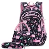 Image de Cartable Fille Primaire CP Enfant - Sac a Dos Ecole Scolaire CE2 Elementaire Ensemble de 3 Pieces avec Sacs à Lunch et Trousse pour