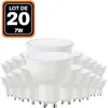 Image de Ampoule LED GU10 - EUROPALAMP - 7W - Blanc Chaud 3000K - Lot de 20 - 40W équivalent