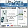 Image de Kit Diffuseur Automatique avec Télécommande + 1 Aérosol Insecticide au Pyrèthre Végétal 250 ml - Anti-Mouches & Anti-Moustiques