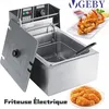 Image de Friteuse - VGEBY - ABI582 - 6 Litres - Acier Inoxydable - 200 °C Max