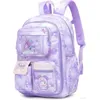 Image de Cartable Fille primaire Sac à Dos Collège Fille - Grande capacité - Tissu nylon haute densité imperméable