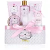 Image de Accentra Coffret cadeau Princess Kitty pour filles coffret cocooning avec un doux parfum de fraise et de vanille idée cadeau 7 piè