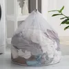 Image de 60x80cm - crude - Grands Sacs En Filet De Lavage Sac À Linge En Maille Fine Durable Avec Cordon De Serrage V