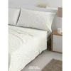Image de Ensemble de draps - BAMBU - Kai - 100% coton - Imprimé floral - Vert