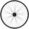 Image de Roue arrière de vélo k7 jante alu double La ruota - Noir - 26
