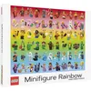 Image de Puzzle 1000 pièces : LEGO Minifigure Rainbow