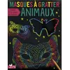 Image de Masques Ã Gratter Animaux - Avec Un Stylet En Bois Et Des Ãlastiques en occasion ou reconditionné
