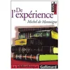 Image de De L'expÃ©rience - Chapitre 13 Du Livre Iii Des Essais en occasion ou reconditionné