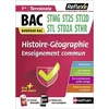 Image de Histoire géographie enseignement commun : 1re, terminale, bac STMG, ST2S, STI2D, STL, STD2A, STHR : Jean-Louis Carnat, Alexandra Monot en occasion ou reconditionné